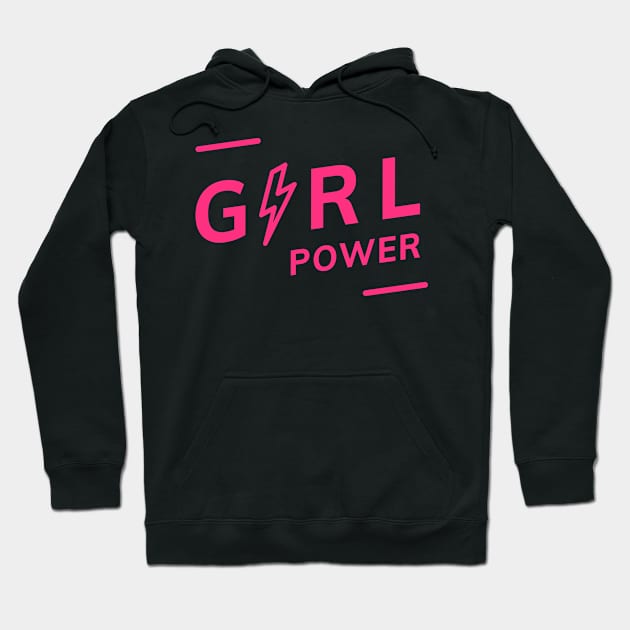 Girl Power Hoodie by MaiKStore